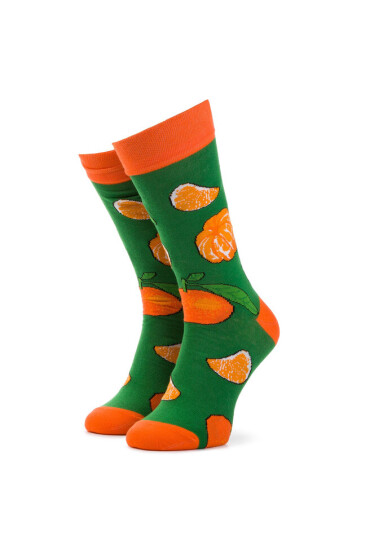 Cup of Sox Дълги чорапи unisex MandarynkoveLove Зелен - Mera.bg