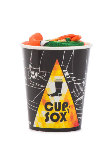 Cup of Sox Дълги чорапи unisex MandarynkoveLove Зелен - Mera.bg