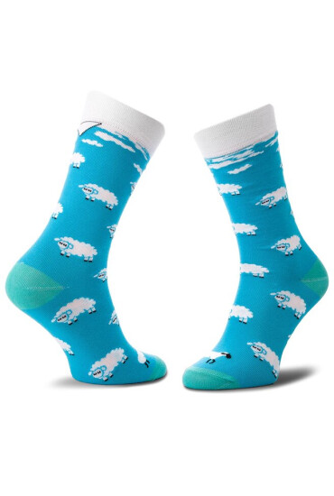 Cup of Sox Дълги чорапи unisex Przewrotnie Włochaty Sieciech Син - Mera.bg