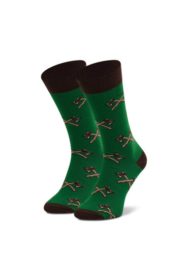 Cup of Sox Дълги чорапи unisex Z Siekierą Na Osy Zielone - Mera.bg