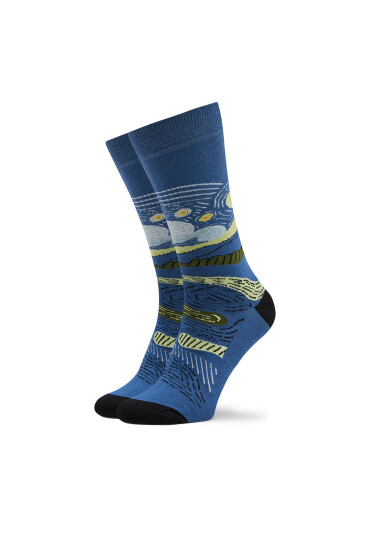 Curator Socks Дълги чорапи unisex Starry Син - Mera.bg