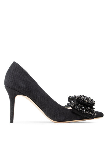 Custommade Обувки на ток Aljo Denim Crystal 213633013 Anthracite Black 999 - Mera.bg