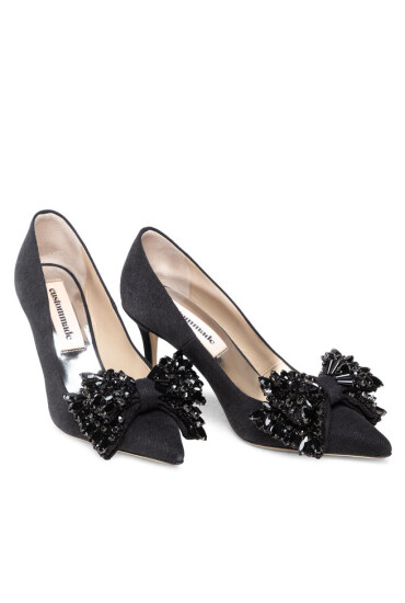 Custommade Обувки на ток Aljo Denim Crystal 213633013 Anthracite Black 999 - Mera.bg
