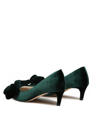 Custommade Обувки на ток Alimo Velvet 998620024 Posy Green 336 - Mera.bg