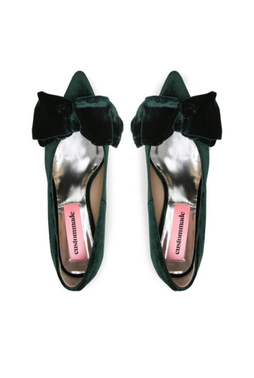 Custommade Обувки на ток Alimo Velvet 998620024 Posy Green 336 - Mera.bg