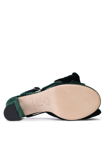 Custommade Сандали Melody Velvet 999620045 Posy Green 336 - Mera.bg