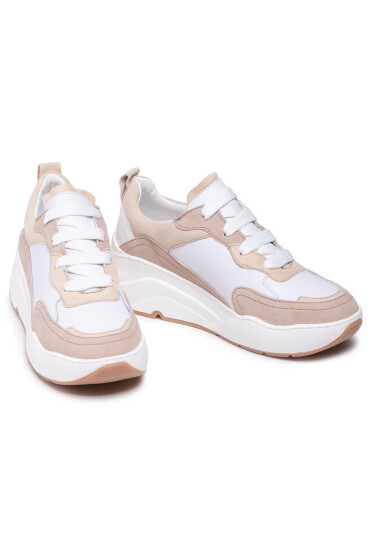 Cycleur De Luxe Сникърси Jolien CDLW211157 White/Cold Pink/Taupe - Mera.bg