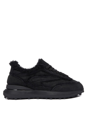 D.A.T.E. Сникърси Athleta Shearling W431-AT-TD Черен - Mera.bg