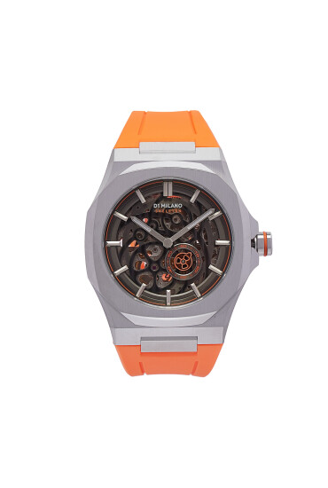 D1 Milano Часовник Slice Orange Skeleton Rubber SKRJ16 Оранжев - Mera.bg