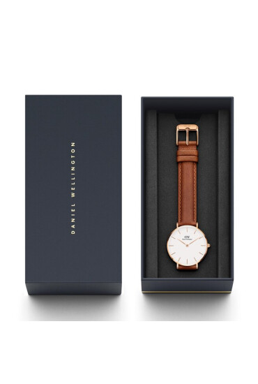 Daniel Wellington Часовник Classic Petite Durham DW00100172 Кафяв - Mera.bg