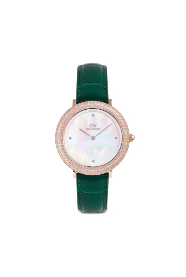 Daniel Wellington Часовник Crystalline Bezel 32 DW00100826 Розово злато - Mera.bg