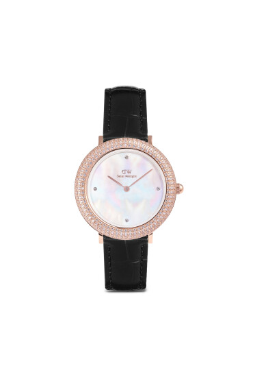 Daniel Wellington Часовник Crystalline Bezel 32 DW00100827 Розово злато - Mera.bg