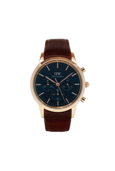 Daniel Wellington Часовник Iconic Chronograph St Mawes Arctic DW00100639 Кафяв - Mera.bg