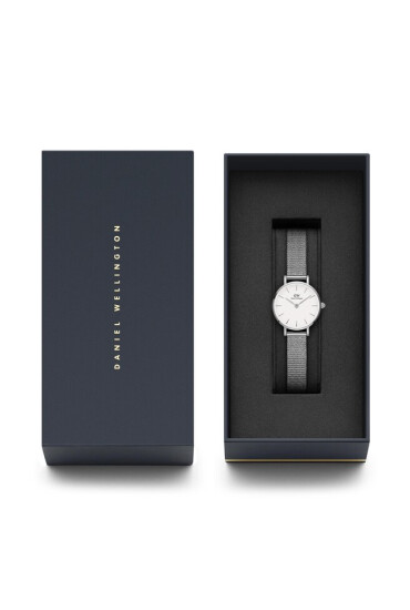 Daniel Wellington Часовник Petite Pressed DW00100442 Silver/Silver - Mera.bg