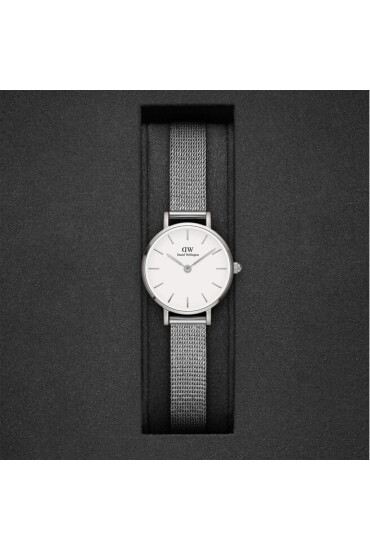 Daniel Wellington Часовник Petite Pressed DW00100442 Silver/Silver - Mera.bg