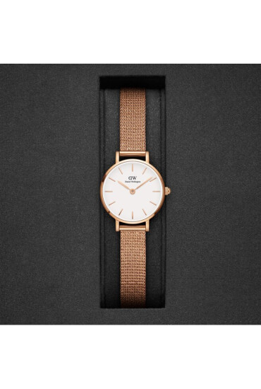 Daniel Wellington Часовник Petite Pressed DW00100447 Gold/Gold - Mera.bg