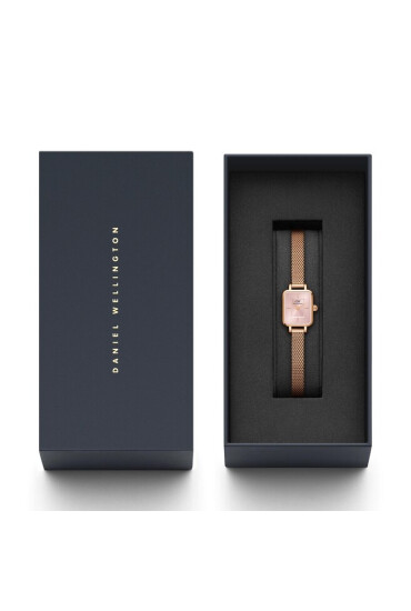 Daniel Wellington Часовник Quadro Mini DW00100650 Rose Gold/Rose Gold - Mera.bg