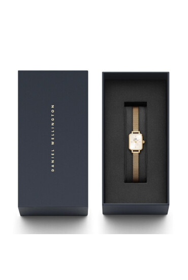 Daniel Wellington Часовник Quadro Mini Evergold DW00100656 Златист - Mera.bg