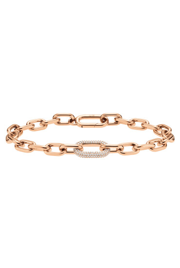 Daniel Wellington Гривна Crystal Link DW00400574 Позлатено с розово злато - Mera.bg
