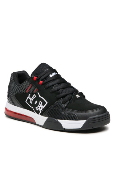 DC Сникърси Versatile ADYS200075 Black/White/Athletic Red (Bwa) - Mera.bg