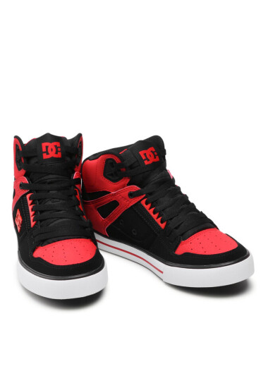 DC Сникърси Pure High-Top Wc ADYS400043 Fiery Red/White/Black (Fwb) - Mera.bg