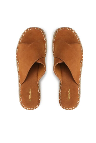 DeeZee Еспадрили Q8745-6 Camel - Mera.bg