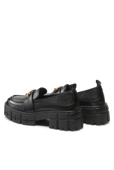 DeeZee лоуфъри с дебела подметка 8711-2 Black - Mera.bg