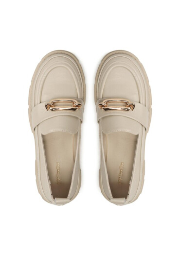 DeeZee лоуфъри с дебела подметка 8711-2 Beige - Mera.bg