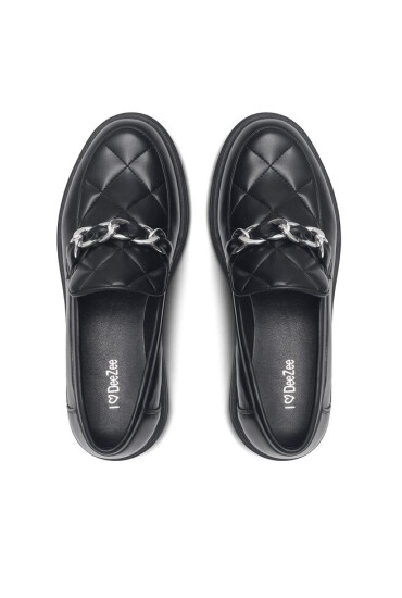 DeeZee лоуфъри с дебела подметка MAREN WS5195-33 Черен - Mera.bg