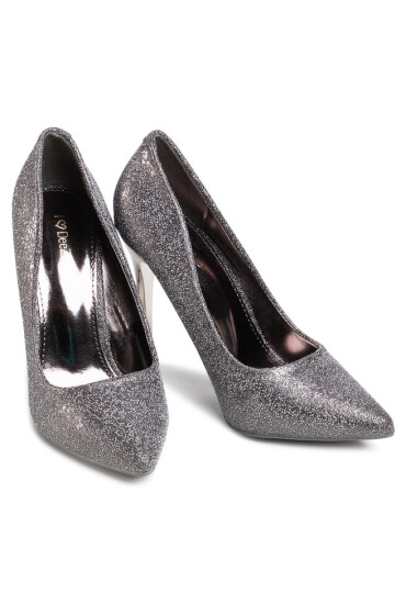 DeeZee Обувки на ток GLAB2-4503-1 Silver - Mera.bg