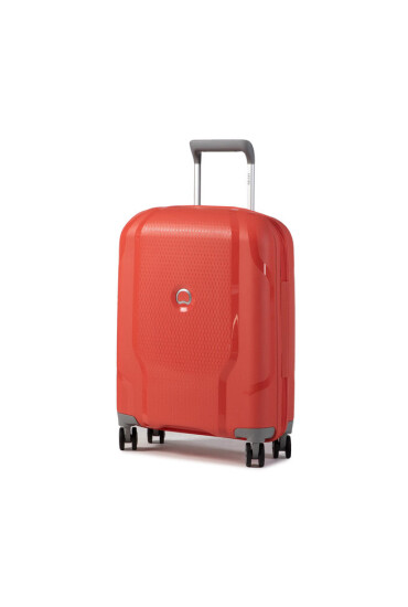 Delsey Малък твърд куфар Clavel 00384580314 Tangerine Orange - Mera.bg