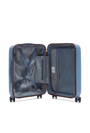 Delsey Малък твърд куфар Freestyle 00385980342 Sky Blue - Mera.bg