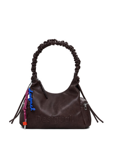 Desigual Дамска чанта Half Logo Montvil 25WAXPAY Кафяв - Mera.bg
