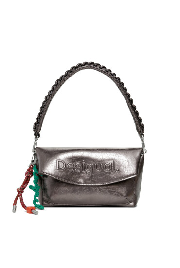 Desigual Дамска чанта Half Logo Trokel 25WAXPAQ Кафяв - Mera.bg