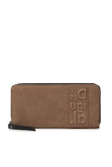 Desigual Голям дамски портфейл 22WAYP19 Кафяв - Mera.bg
