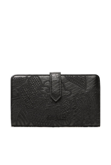 Desigual Голям дамски портфейл 23SAYP15 Черен - Mera.bg