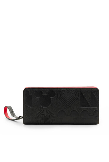 Desigual Голям дамски портфейл 24SAYP09 Черен - Mera.bg