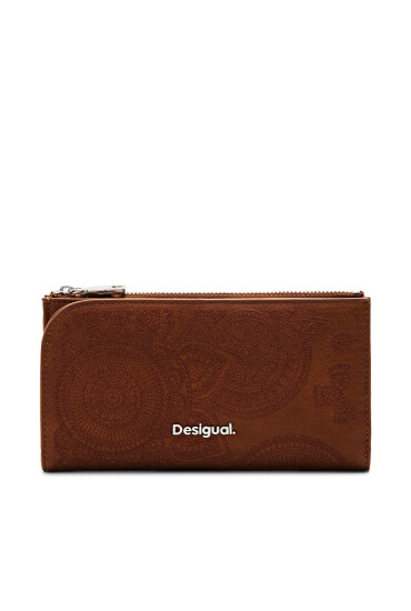 Desigual Голям дамски портфейл 24SAYP15 Кафяв - Mera.bg