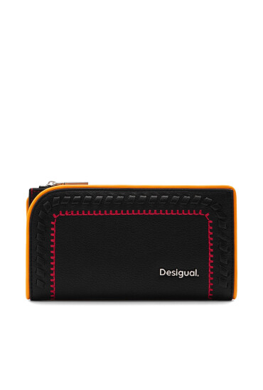 Desigual Голям дамски портфейл 24SAYP26 Черен - Mera.bg