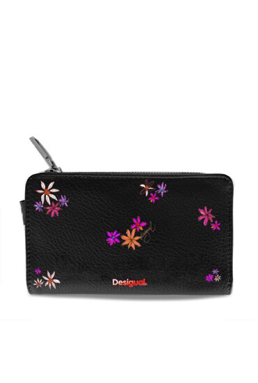 Desigual Голям дамски портфейл 23WAYP12 Черен - Mera.bg