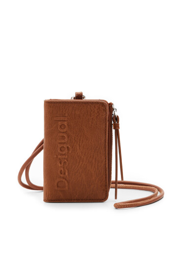 Desigual Малък дамски портфейл 24SAYP02 Кафяв - Mera.bg