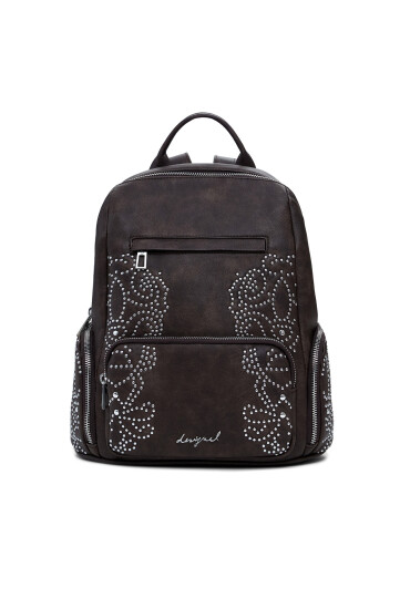 Desigual Раница Poker Face Chest 25WAKP22 Кафяв - Mera.bg