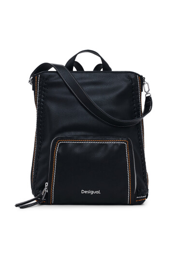 Desigual Раница Trama Pretoria 25SAKP21 Черен - Mera.bg