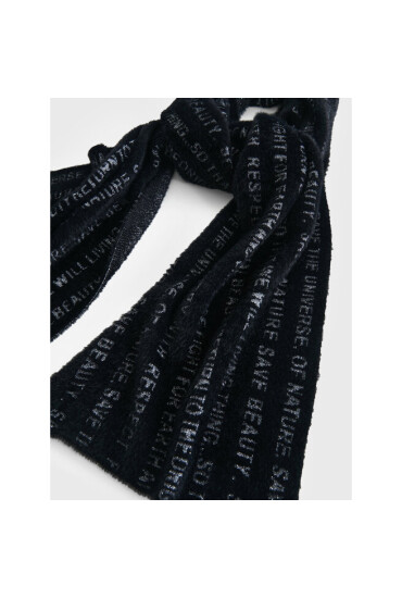 Desigual Зимен шал I Wonder 22WAIA35 Negro 2000 - Mera.bg