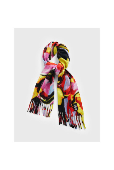 Desigual Зимен шал Inca Cork 22WAIA32 Golden Haze 8001 - Mera.bg