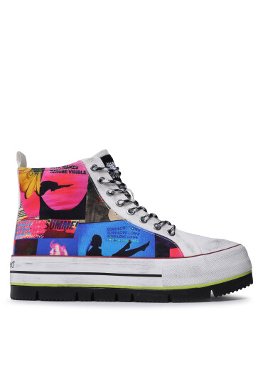 Desigual Сникърси 23SSKA44 Цветен - Mera.bg