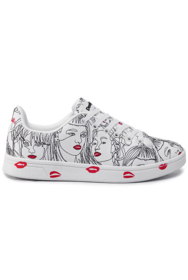 Desigual Сникърси Shoes Cosmic Caras 19WSKP01 1000 - Mera.bg