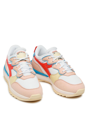 Diadora Сникърси Jolly Canvas Wn 501.178305 01 C9868 White/Evening Sand/Hot Co - Mera.bg