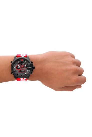 Diesel Часовник Mega Chief DZ4647 Grey/Red - Mera.bg