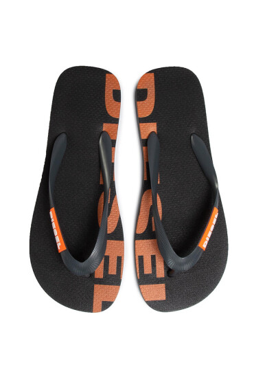 Diesel Джапанки Sa-Briian Y01938 P2294 H7995 Black/Monument/Orang - Mera.bg